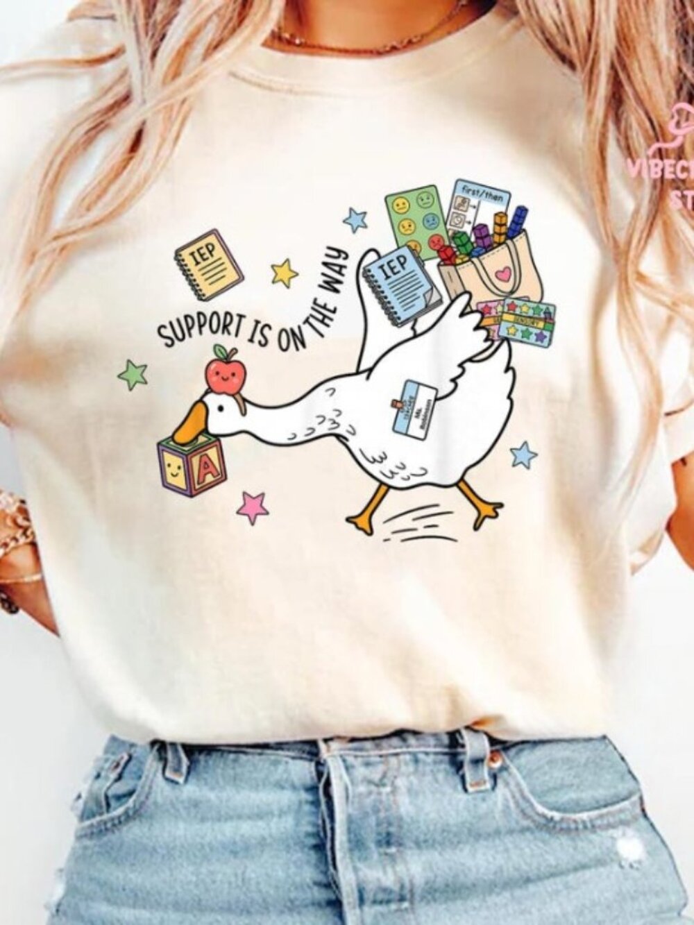 Support Is On The Way Silly Goose Shirt